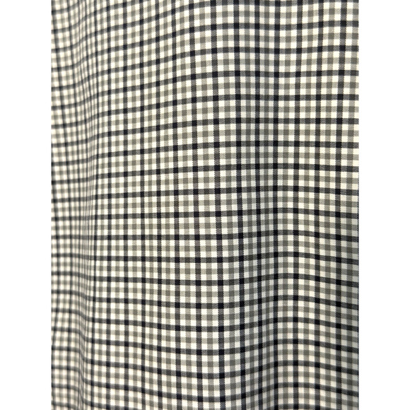 Ermenegildo Zegna Dress Shirt Men US 16 EU 41 Regular Black Gray Check Designer - Picture 5 of 6